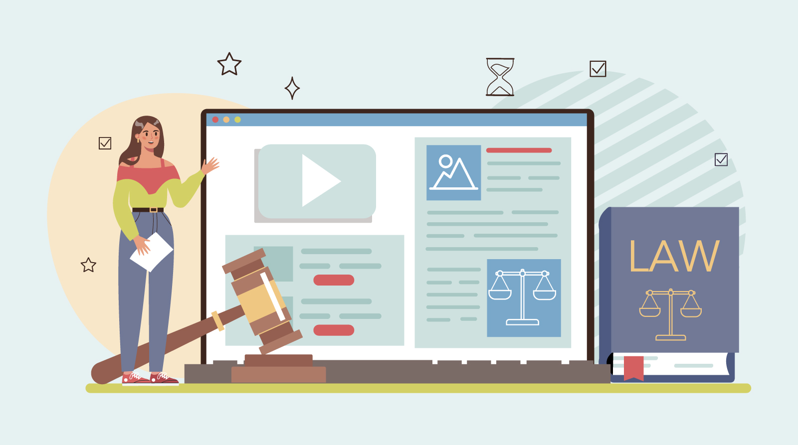 Lawyer landing pages