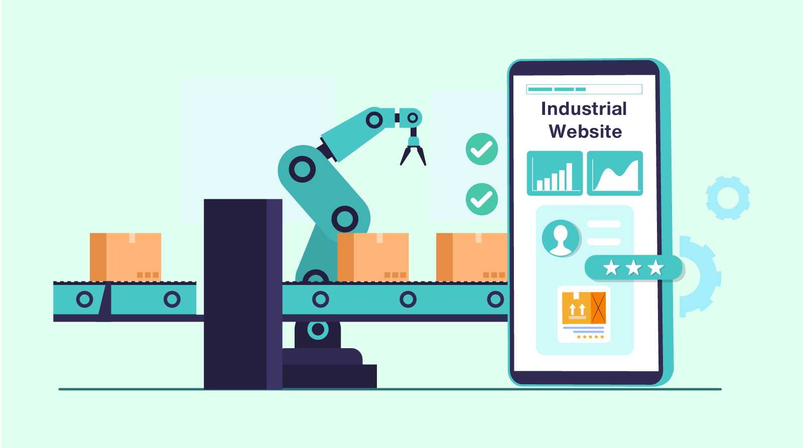 Features of Industrial Websites