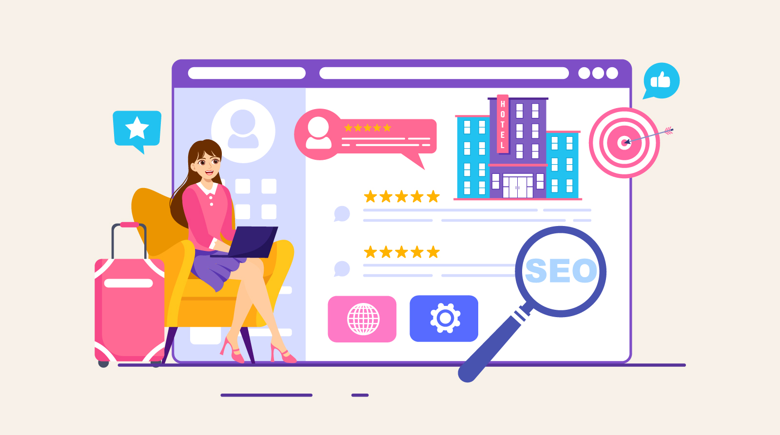 SEO hospitality websites