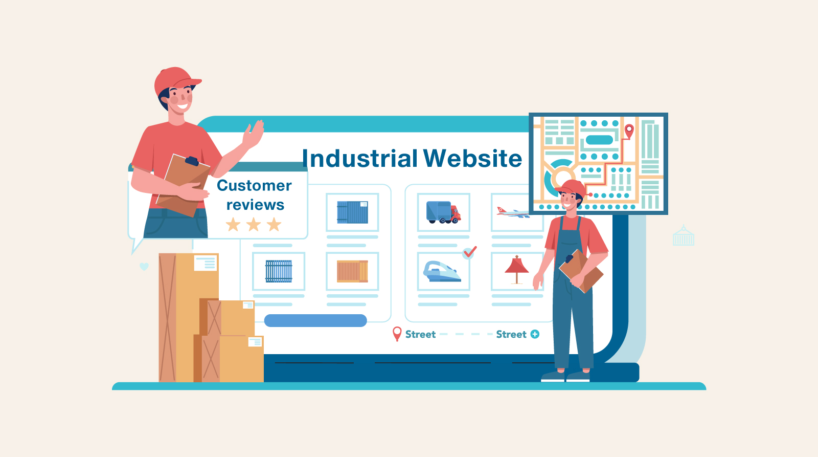 Features of Industrial Websites