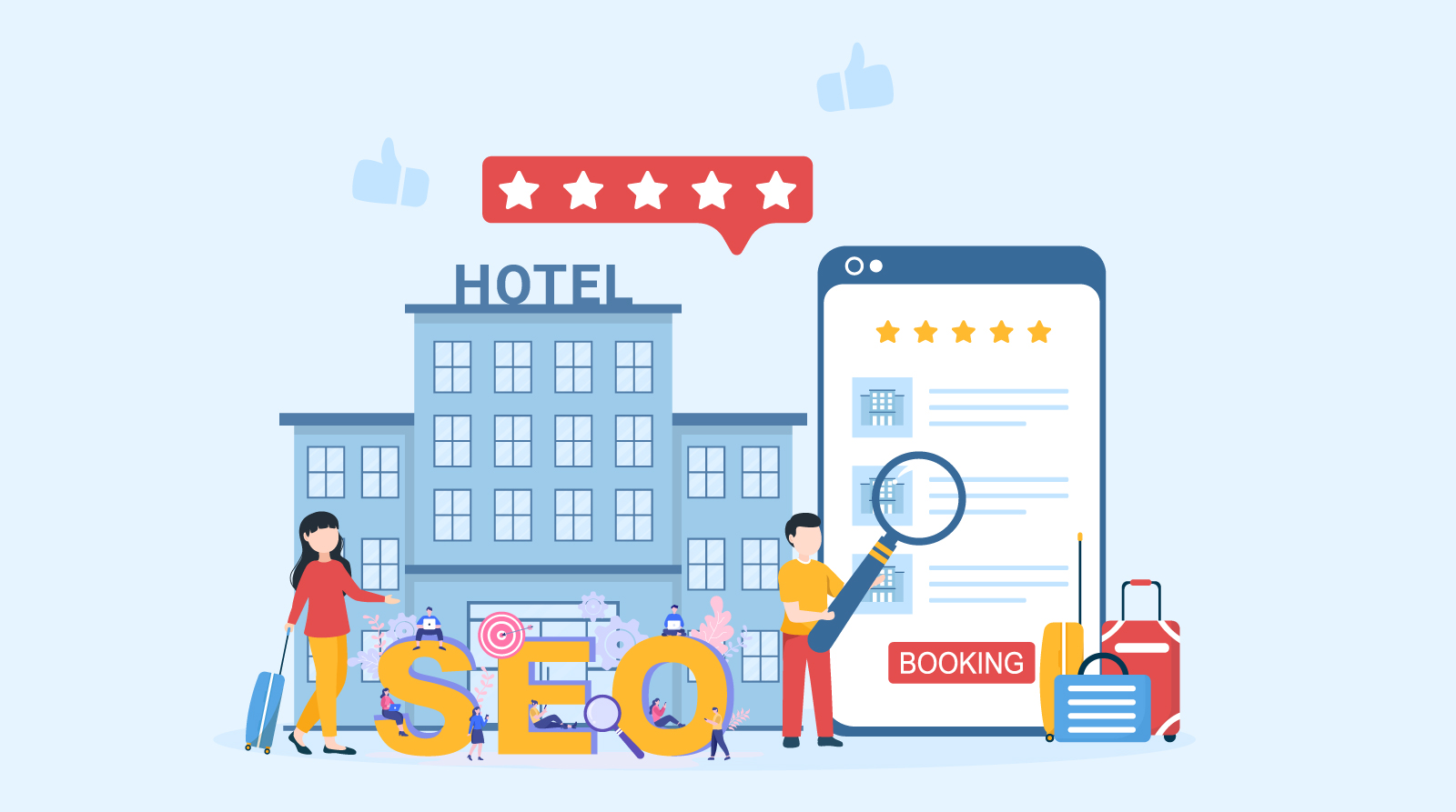 SEO hospitality websites