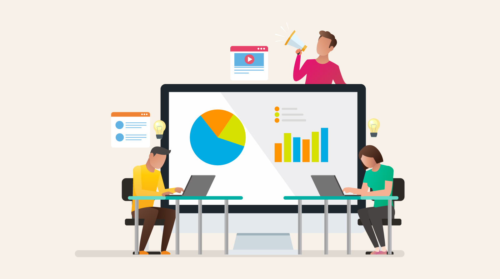 Marketing landing pages